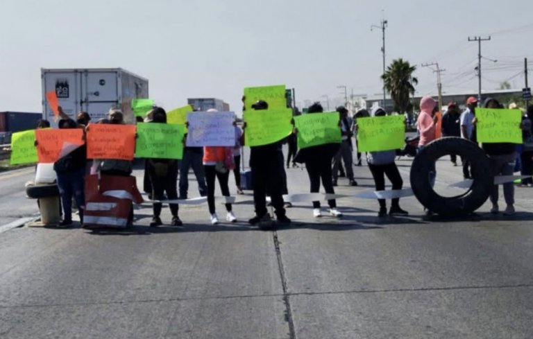 Autoridades lograron retirar a los manifestantes de la Carretera 57.