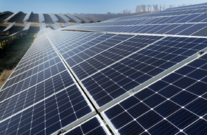 Paneles transformadores de energía solar.