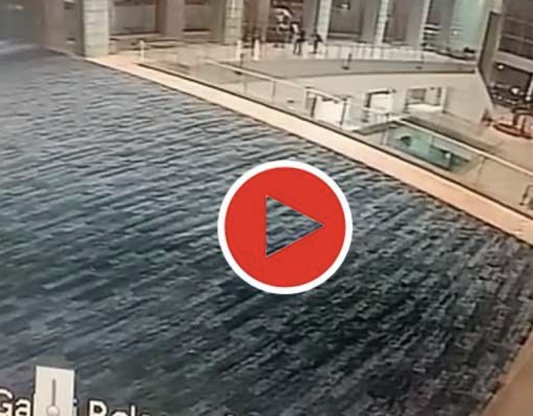 Video en donde hijo de Patricio Madrazo, es captado vandalizando escultura del Centro Banamex.