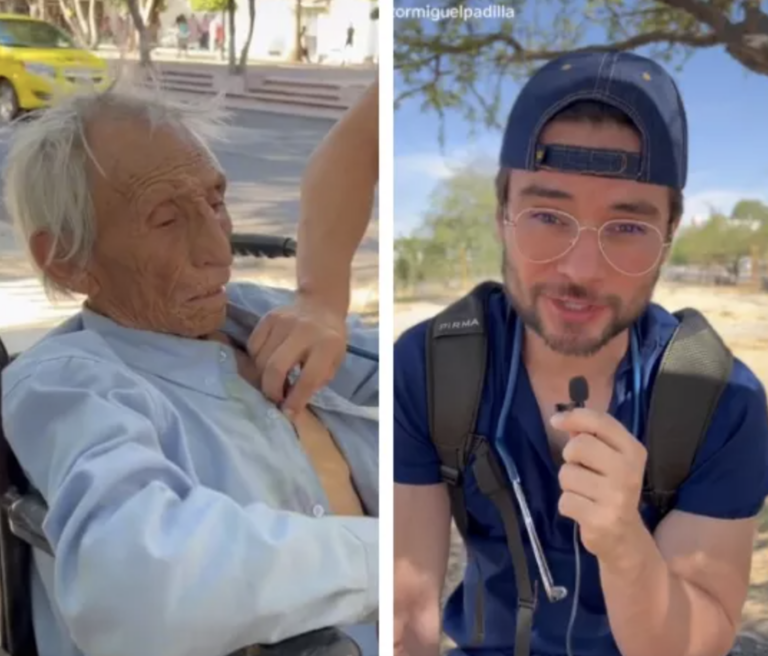 Don Daniel fue abandonado a su suerte en el Centro de Querétaro.