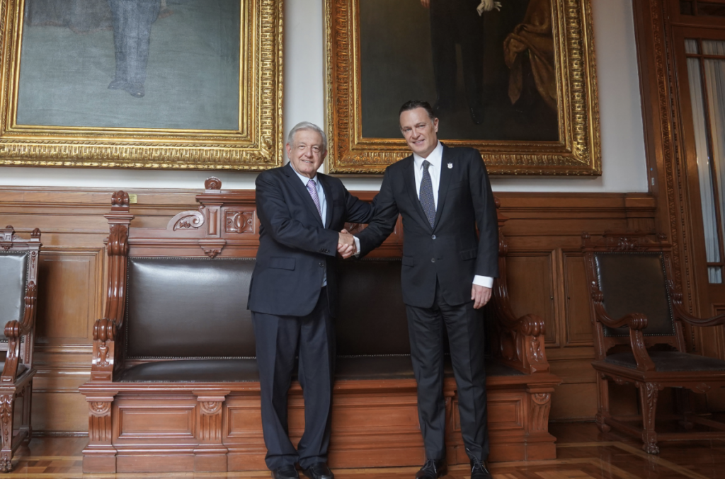 AMLO Y Kuri hablaron sobre varios proyectos en Querétaro.