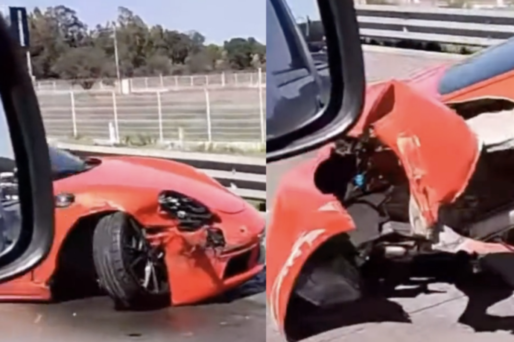 El modelo de Porshe accidentado en la México - Querétaro está catalogado como "El deportivo del futuro".