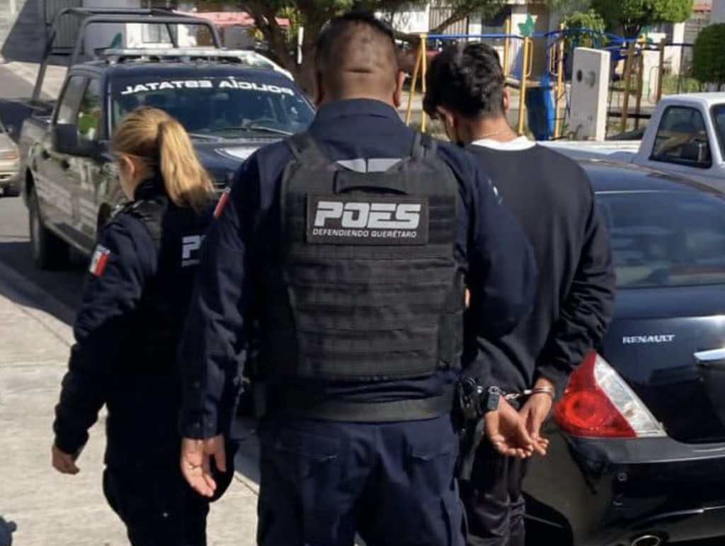 El hombre detenido fue detenido y multado por golpear al lomito y al michi.