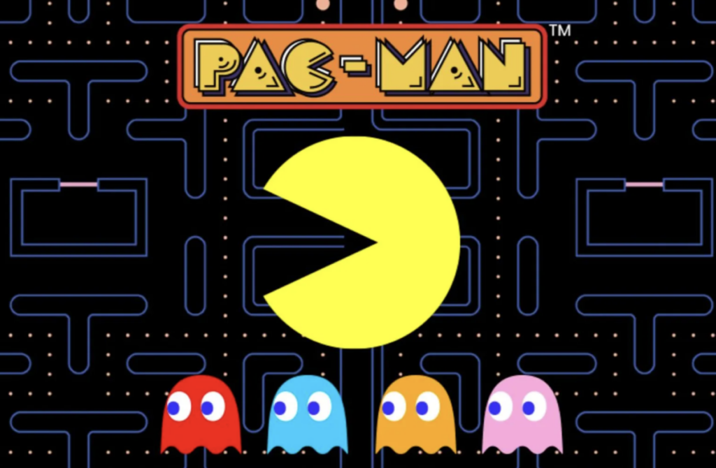 Pac-Man videojuego precursor.