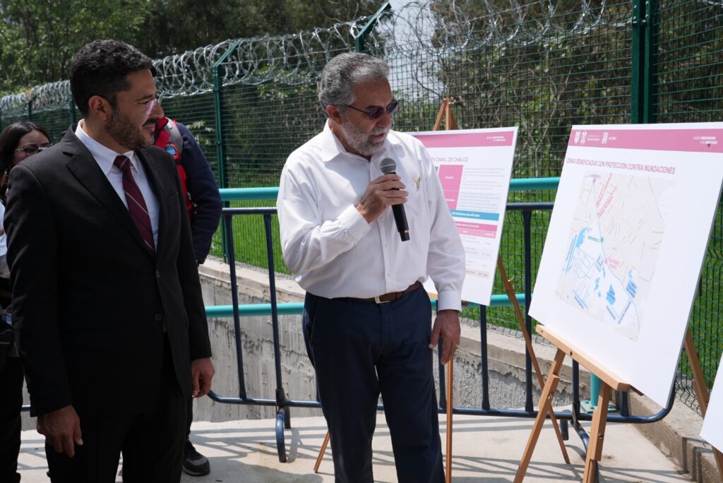 45 mil beneficiados por obras de SACMEX en Chalco