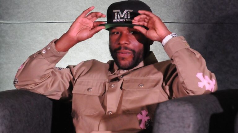 ¡Mayweather no escatima en seguridad! El campeón llega a la CDMX en un vehículo blindado