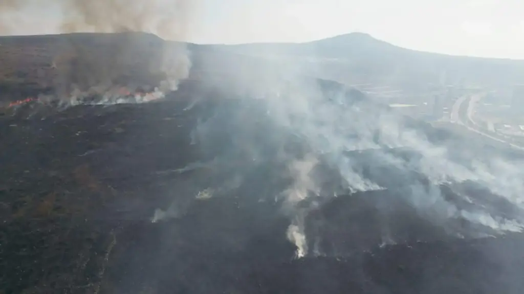 Incendio en El Tángano afecta 100 hectáreas sin mayores daños