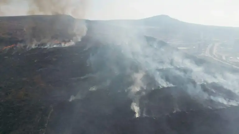 Incendio en El Tángano afecta 100 hectáreas sin mayores daños