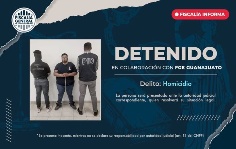 Detienen a capo de Guanajuato en Querétaro