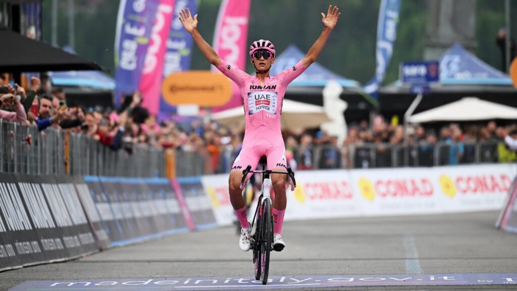 Isaac del Toro hace historia en el Giro de Italia