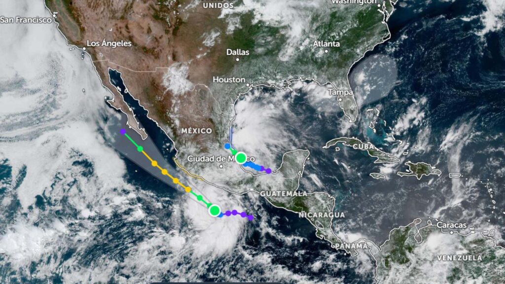 Flossie y Barry azotan México con lluvias y vientos