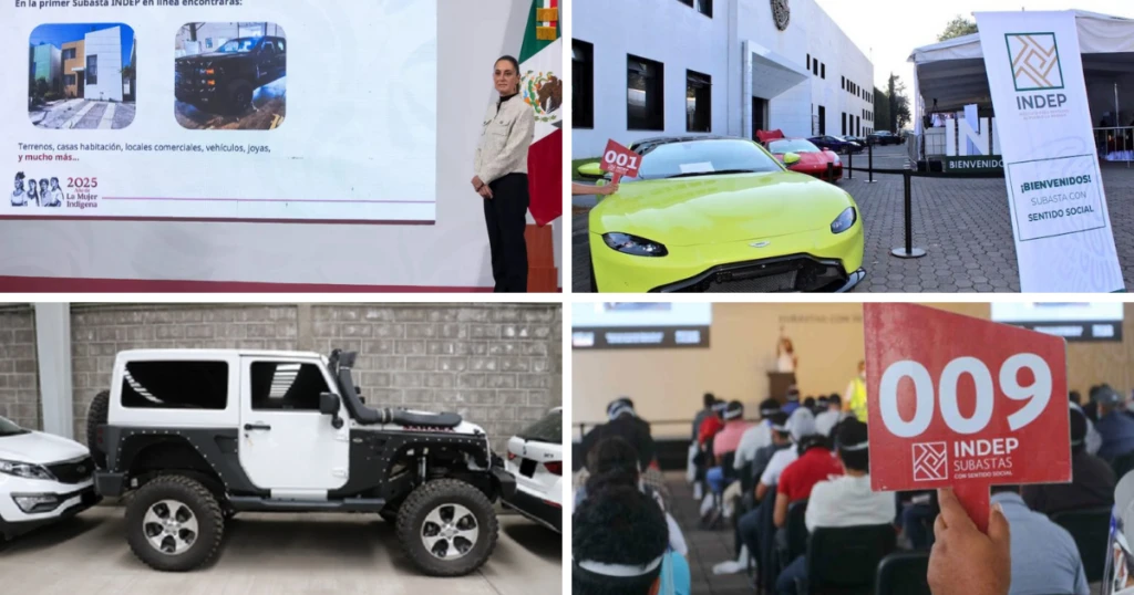 Reactivan subastas INDEP con bienes decomisados