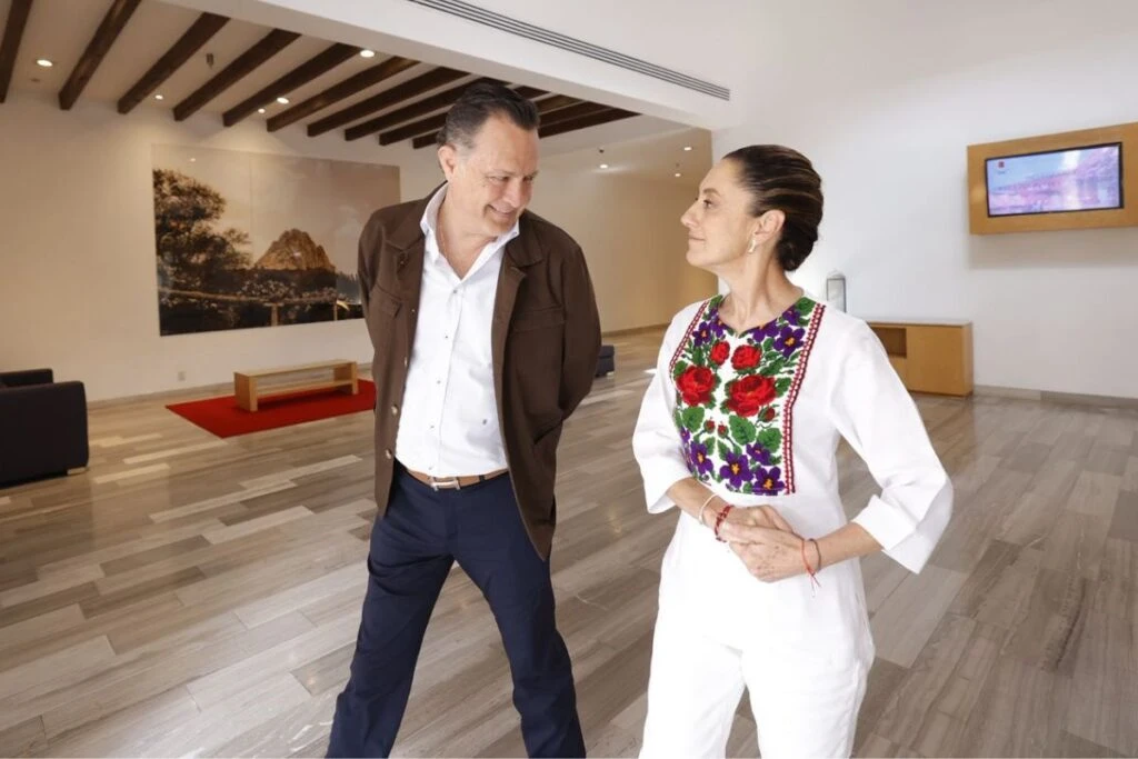 Sheinbaum y Kuri acuerdan avanzar en el tren México-Querétaro