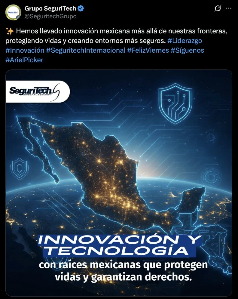 Seguritech Privada, tecnología y soluciones mexicanas.