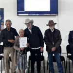 Marco Del Prete durante reunión sobre certificación EarthCheck y turismo sustentable en la Sierra Gorda de Querétaro.