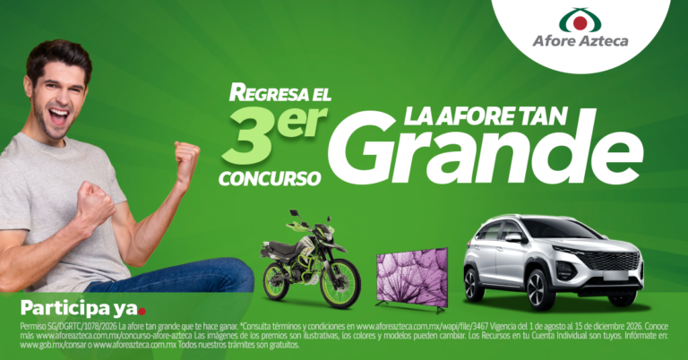 Afore Azteca impulsa el ahorro voluntario y reconoce a los ganadores de su tercer concurso