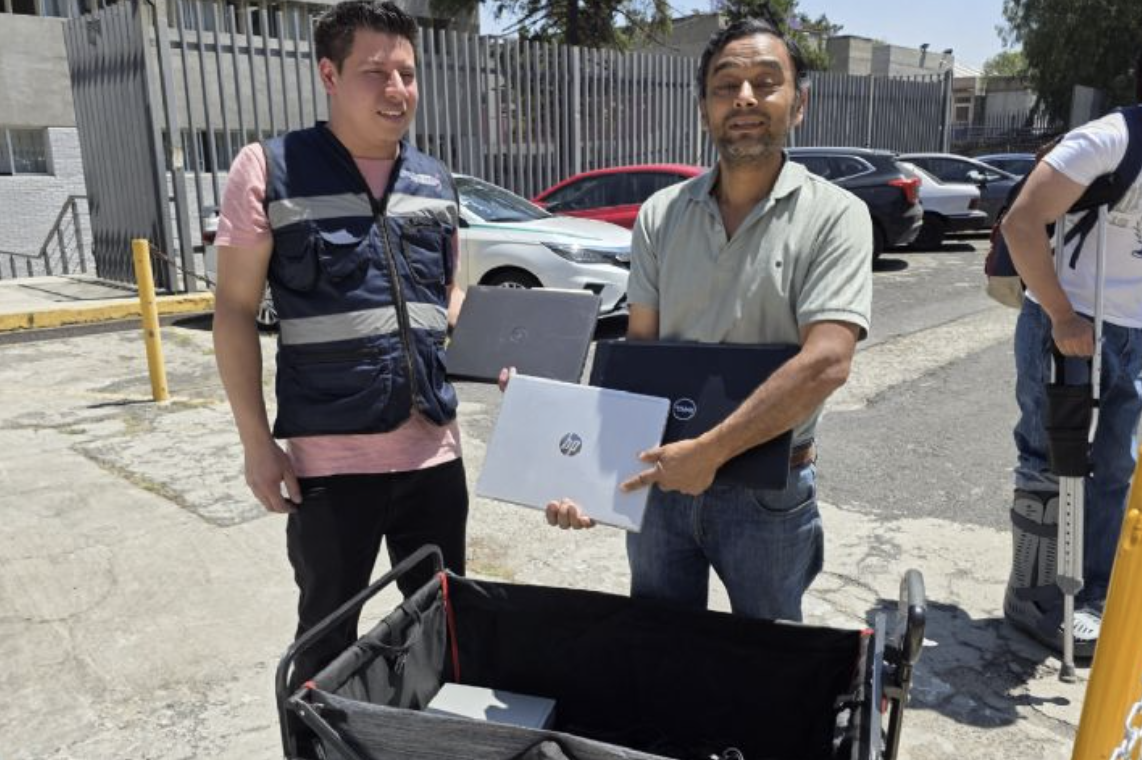 Seguritech Privada formó parte del Reciclatón en la UNAM y el IPN.